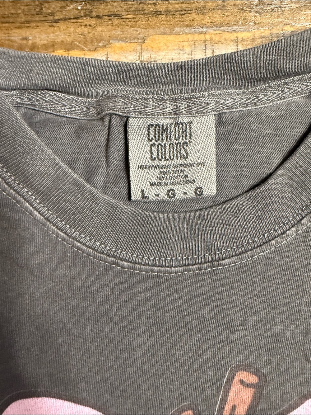 Comfort Colors Pepper Tee with Dripping Cherry Skull Graphic - Picture 2 of 6